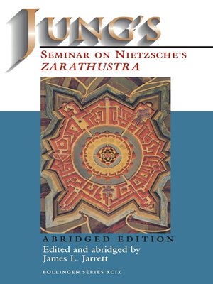 cover image of Jung's Seminar on Nietzsche's Zarathustra